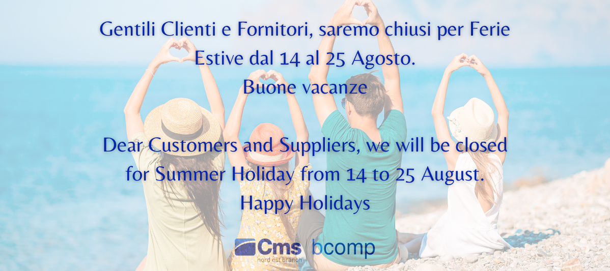 And also this year we have arrived at the time of the Summer Vacation.